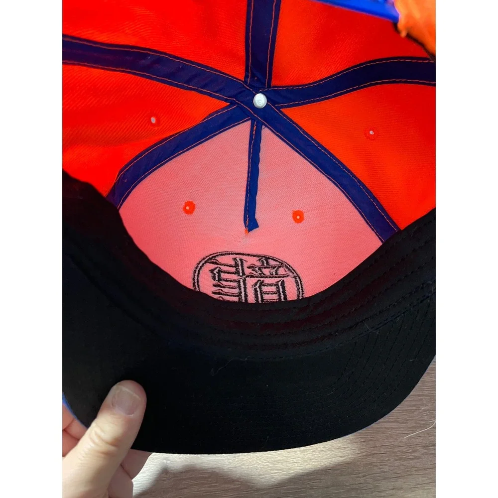 Dragon Ball Z Bioworld Orange‎ Blue Adjustable Snapback Hat Anime DBZ Cap